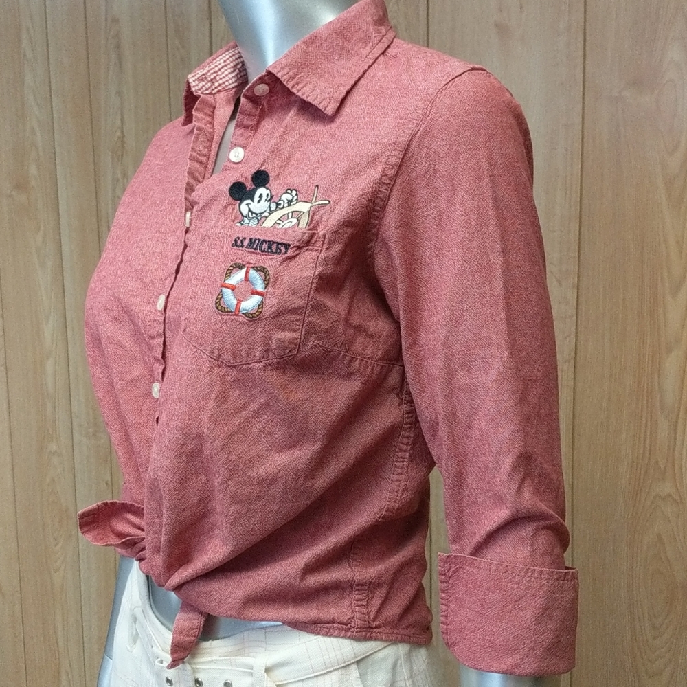 Disney Button Down Shirt Size Medium - image 3